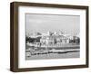 1950s Skyline View of Castillo De La Real Fuerza in Foreground and Capitol Dome in Distance Hava-null-Framed Photographic Print