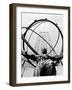 1950s Statue of Atlas at Rockefeller Center Midtown Manhattan-null-Framed Photographic Print