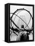 1950s Statue of Atlas at Rockefeller Center Midtown Manhattan-null-Framed Stretched Canvas