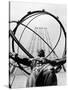 1950s Statue of Atlas at Rockefeller Center Midtown Manhattan-null-Stretched Canvas
