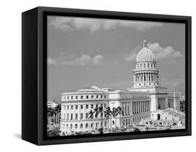 1950s the Capitol Building Havana Cuba-null-Framed Stretched Canvas