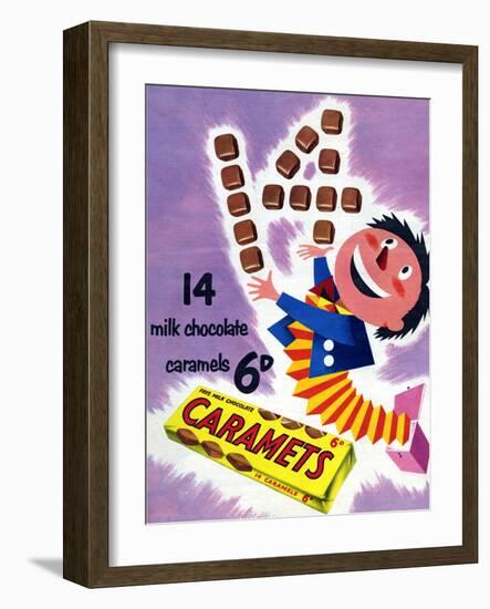 1950s UK Fry's Magazine Advertisement-null-Framed Giclee Print