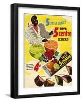 1950s UK Fry's Magazine Advertisement-null-Framed Giclee Print