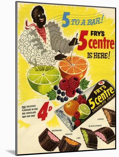 1950s UK Fry's Magazine Advertisement-null-Mounted Giclee Print
