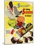 1950s UK Fry's Magazine Advertisement-null-Mounted Giclee Print