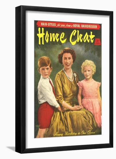 1950s UK Home Chat Magazine Cover-null-Framed Premium Giclee Print