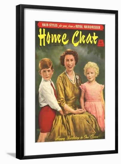 1950s UK Home Chat Magazine Cover-null-Framed Giclee Print