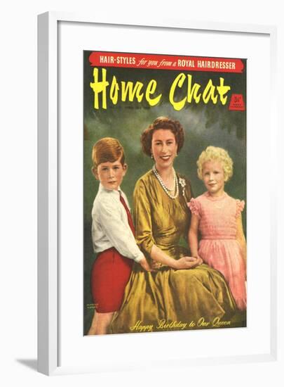 1950s UK Home Chat Magazine Cover-null-Framed Giclee Print