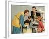 1950s UK Housewife Magazine Plate-null-Framed Giclee Print