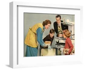 1950s UK Housewife Magazine Plate-null-Framed Giclee Print