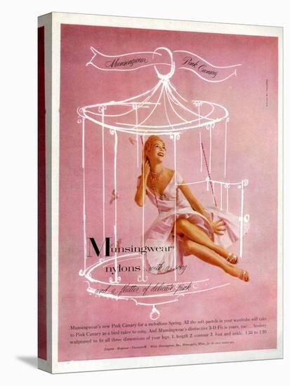 1950s UK Munsingwear Magazine Advertisement-null-Stretched Canvas