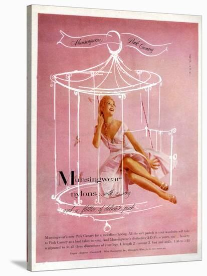 1950s UK Munsingwear Magazine Advertisement-null-Stretched Canvas