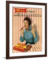 1950s UK Nestle's Magazine Advertisement-null-Framed Giclee Print