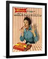 1950s UK Nestle's Magazine Advertisement-null-Framed Giclee Print