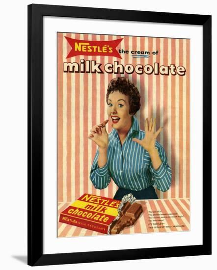 1950s UK Nestle's Magazine Advertisement-null-Framed Giclee Print