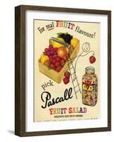 1950s UK Pascall Magazine Advertisement-null-Framed Giclee Print