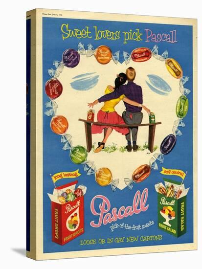 1950s UK Pascall Magazine Advertisement-null-Stretched Canvas