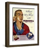 1950s UK Personna Magazine Advertisement-null-Framed Giclee Print