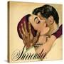 1950s UK Romance Magazine Plate-null-Stretched Canvas