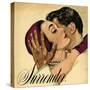 1950s UK Romance Magazine Plate-null-Stretched Canvas