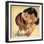 1950s UK Romance Magazine Plate-null-Framed Giclee Print