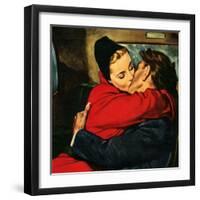 1950s UK Romance Magazine Plate-null-Framed Premium Giclee Print