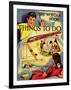 1950s UK The Wonder Book of Things to Do Book Cover-null-Framed Giclee Print