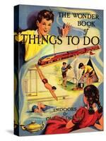 1950s UK The Wonder Book of Things to Do Book Cover-null-Stretched Canvas