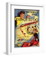 1950s UK The Wonder Book of Things to Do Book Cover-null-Framed Giclee Print