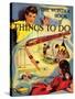 1950s UK The Wonder Book of Things to Do Book Cover-null-Stretched Canvas