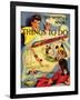 1950s UK The Wonder Book of Things to Do Book Cover-null-Framed Giclee Print