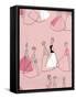 1950s UK Women in Dresses Book Plate-null-Framed Stretched Canvas