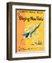 1950s USA Blazing New Trails Book Cover-null-Framed Giclee Print