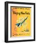 1950s USA Blazing New Trails Book Cover-null-Framed Giclee Print