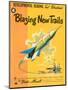 1950s USA Blazing New Trails Book Cover-null-Mounted Giclee Print
