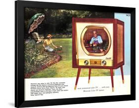 1950s USA Motorola Magazine Advertisement-null-Framed Giclee Print