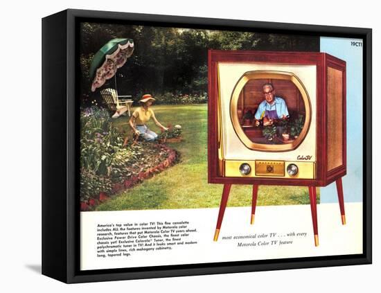 1950s USA Motorola Magazine Advertisement-null-Framed Stretched Canvas