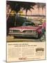 1950s USA Pontiac Magazine Advertisement-null-Mounted Giclee Print