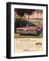 1950s USA Pontiac Magazine Advertisement-null-Framed Giclee Print