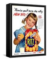 1950s USA Ritz Magazine Advertisement-null-Framed Stretched Canvas