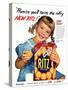 1950s USA Ritz Magazine Advertisement-null-Stretched Canvas