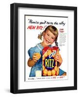 1950s USA Ritz Magazine Advertisement-null-Framed Giclee Print