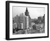 1950s View Washington Square North with Arch Fifth Avenue Buildings Number 1 and 2-null-Framed Premium Photographic Print