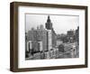 1950s View Washington Square North with Arch Fifth Avenue Buildings Number 1 and 2-null-Framed Photographic Print