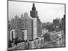 1950s View Washington Square North with Arch Fifth Avenue Buildings Number 1 and 2-null-Mounted Photographic Print