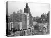 1950s View Washington Square North with Arch Fifth Avenue Buildings Number 1 and 2-null-Stretched Canvas