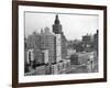 1950s View Washington Square North with Arch Fifth Avenue Buildings Number 1 and 2-null-Framed Photographic Print