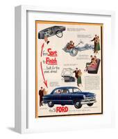 1951 Ford From Start to Finish-null-Framed Art Print