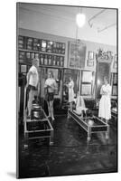 1951: Roberta Peters Working Out with Joseph Pilates and Others in a Studio, New York, NY-Michael Rougier-Mounted Photographic Print