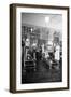 1951: Roberta Peters Working Out with Joseph Pilates and Others in a Studio, New York, NY-Michael Rougier-Framed Premium Photographic Print